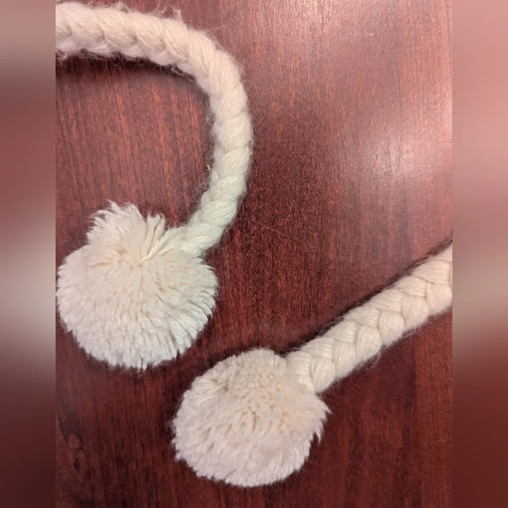 North Face Fuzzy Earflap Beanie Winter Hat, Lined